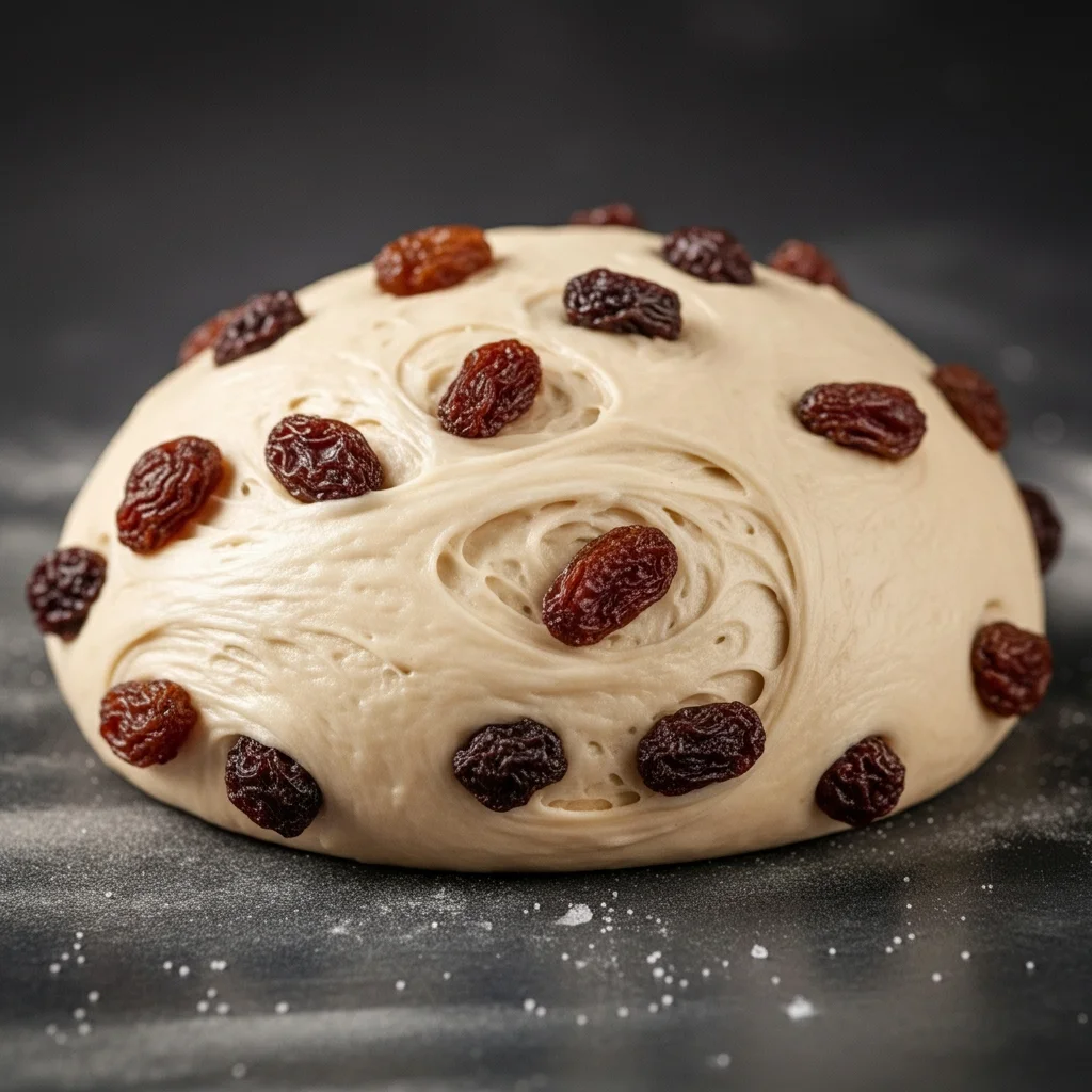 Kynutí těsta, keré demonstruje rozpínání prostoru.